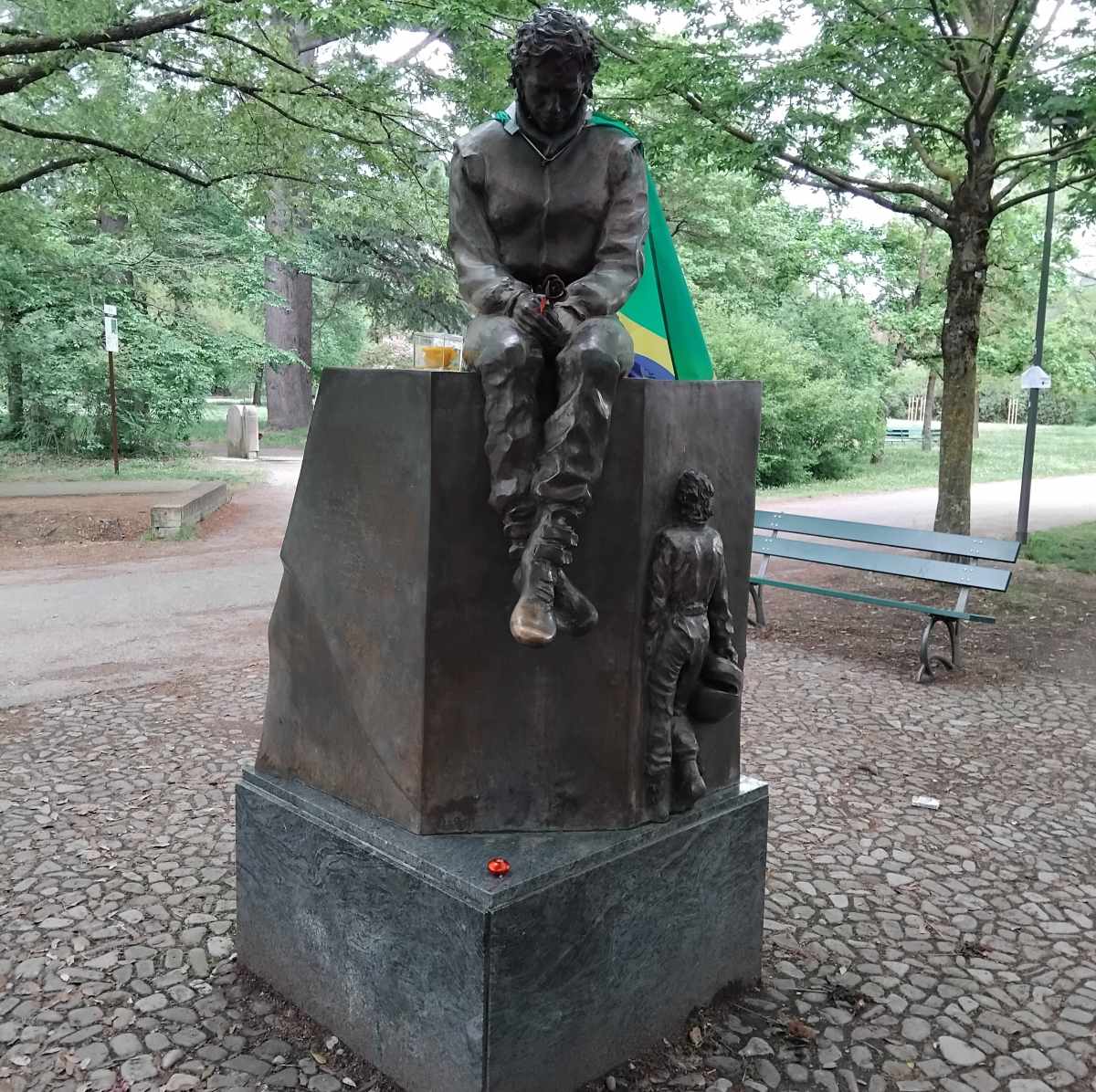 Memorijalni spomenik Ayrton Senna u Imoli u Italiji