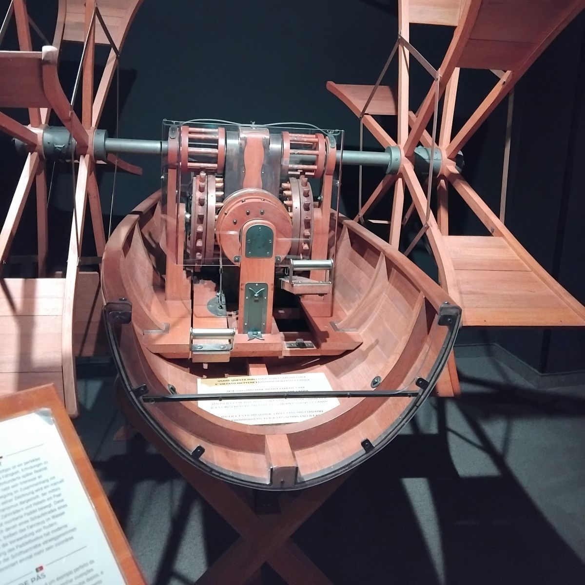 Izum u interaktivnom muzeju Leonardo Da Vinci u Firenzi u Italiji
