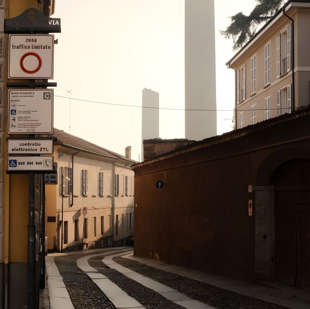 Znak za zabranjenu zonu Zona Traffico Limitato u Italiji