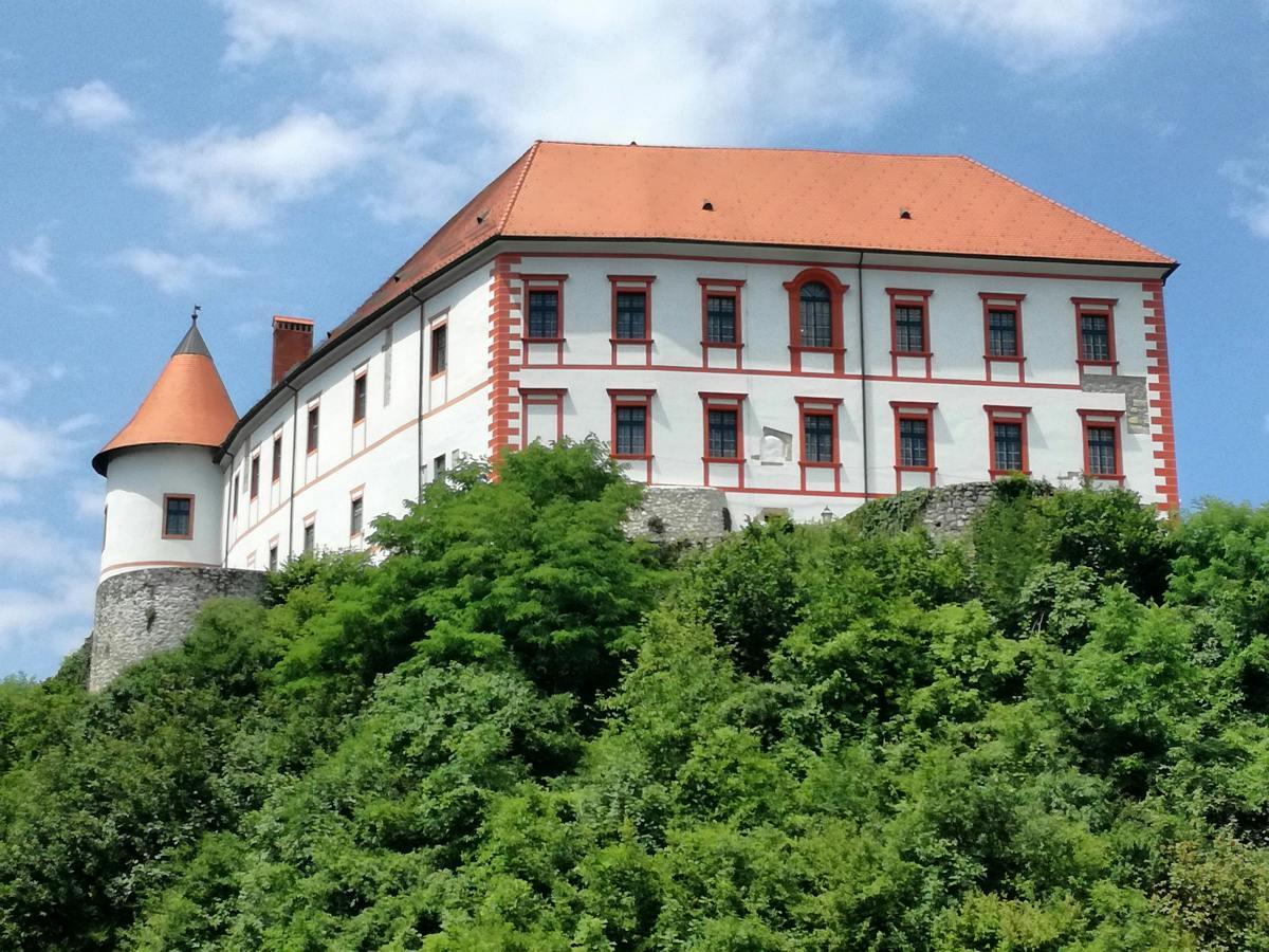 Stari grad Ozalj iznad rijeke Kupe